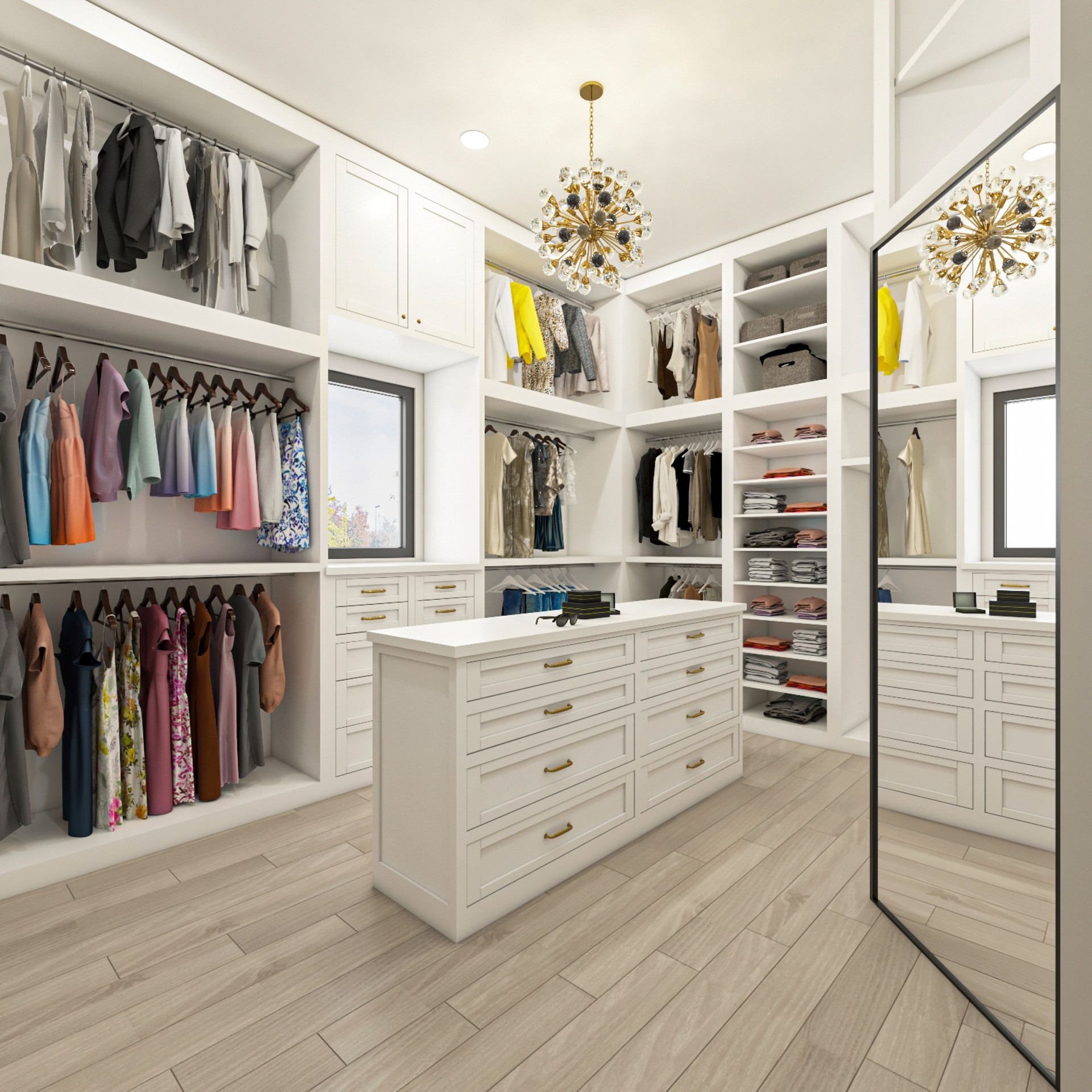 Her Walk-in Closet
